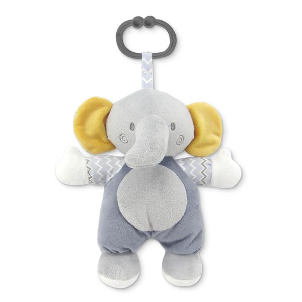 Jucărie Plus Elefant Gri Lorelli, 22cm, Zornăitoare 0 luni+ - Elefant gri [ps:5cd3be46-a4f1-421f-b7da-e2fcb1b9748d]