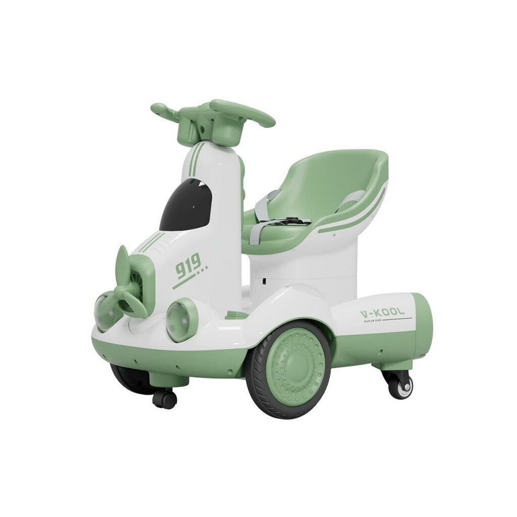 Mașinuță Electrică Flippy cu Telecomandă, Verde, +2 ani - Verde [ps:e735a7ce-e0c0-4143-b8da-05643a46f4ed]