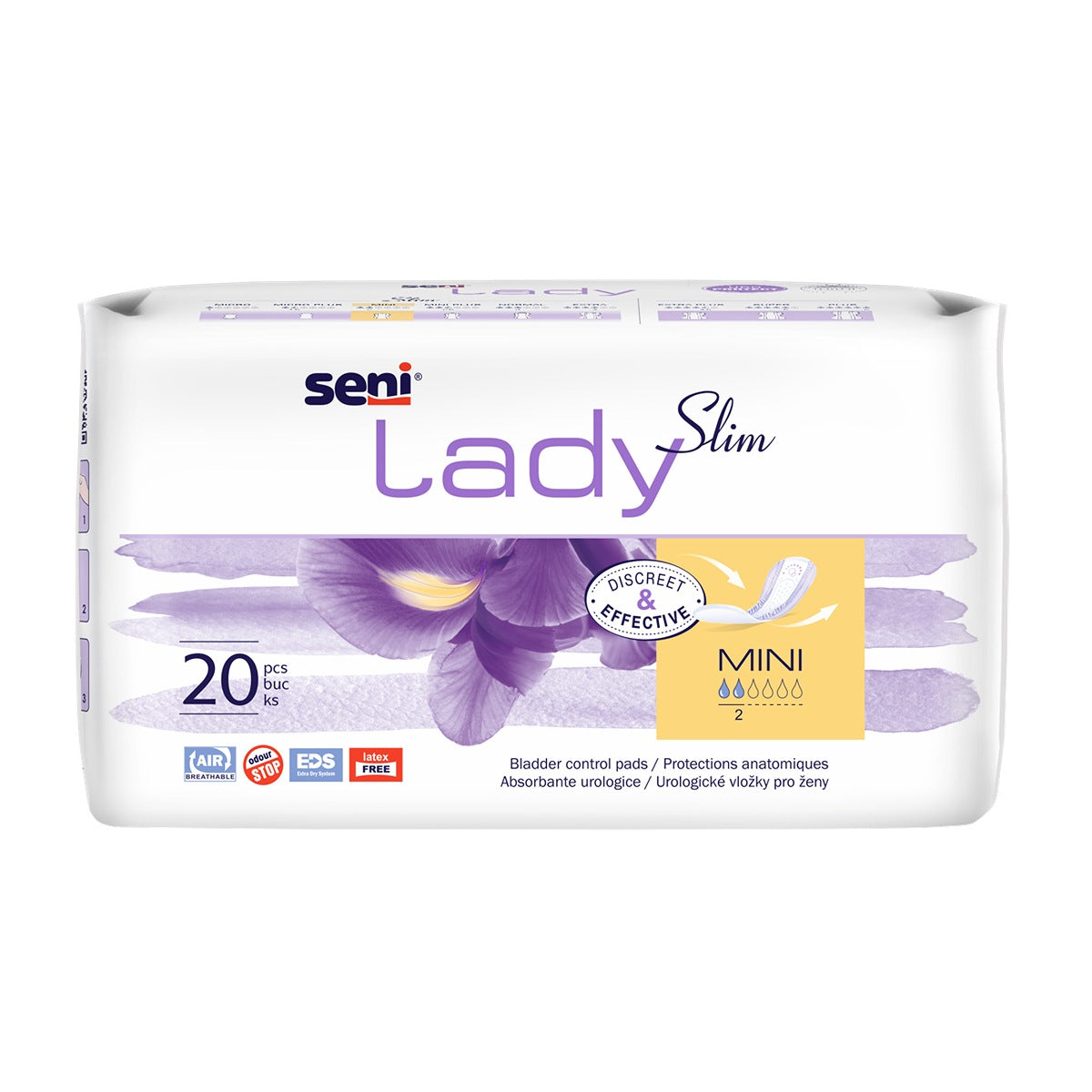 SENI Lady Slim Mini, absorbante incontinenta, 20 buc [ps:b680c7fd-2698-43ee-978f-d76ad47f48ce]