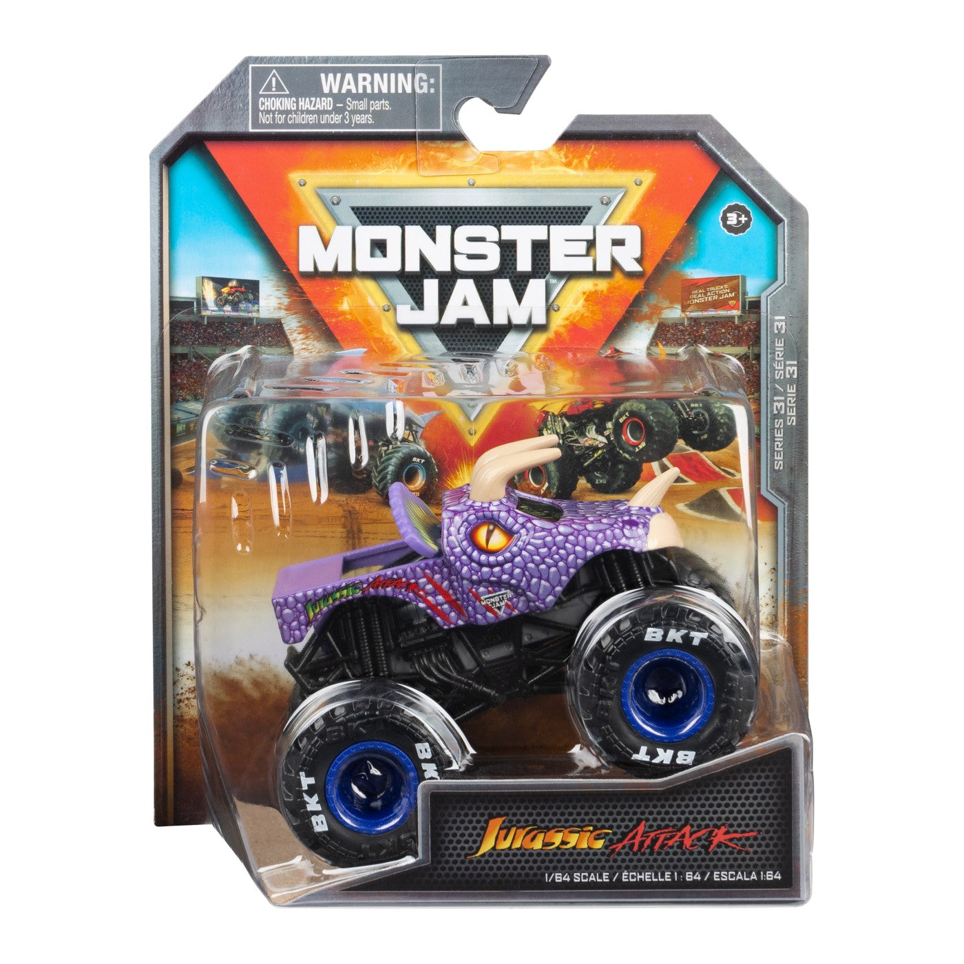 MONSTER JAM MASINUTA METALICA ZOMBIE SCARA 1 LA 64 Spin - Jurassic World [ps:62670d47-9f27-4be7-82b8-1eca84eb8bf8]