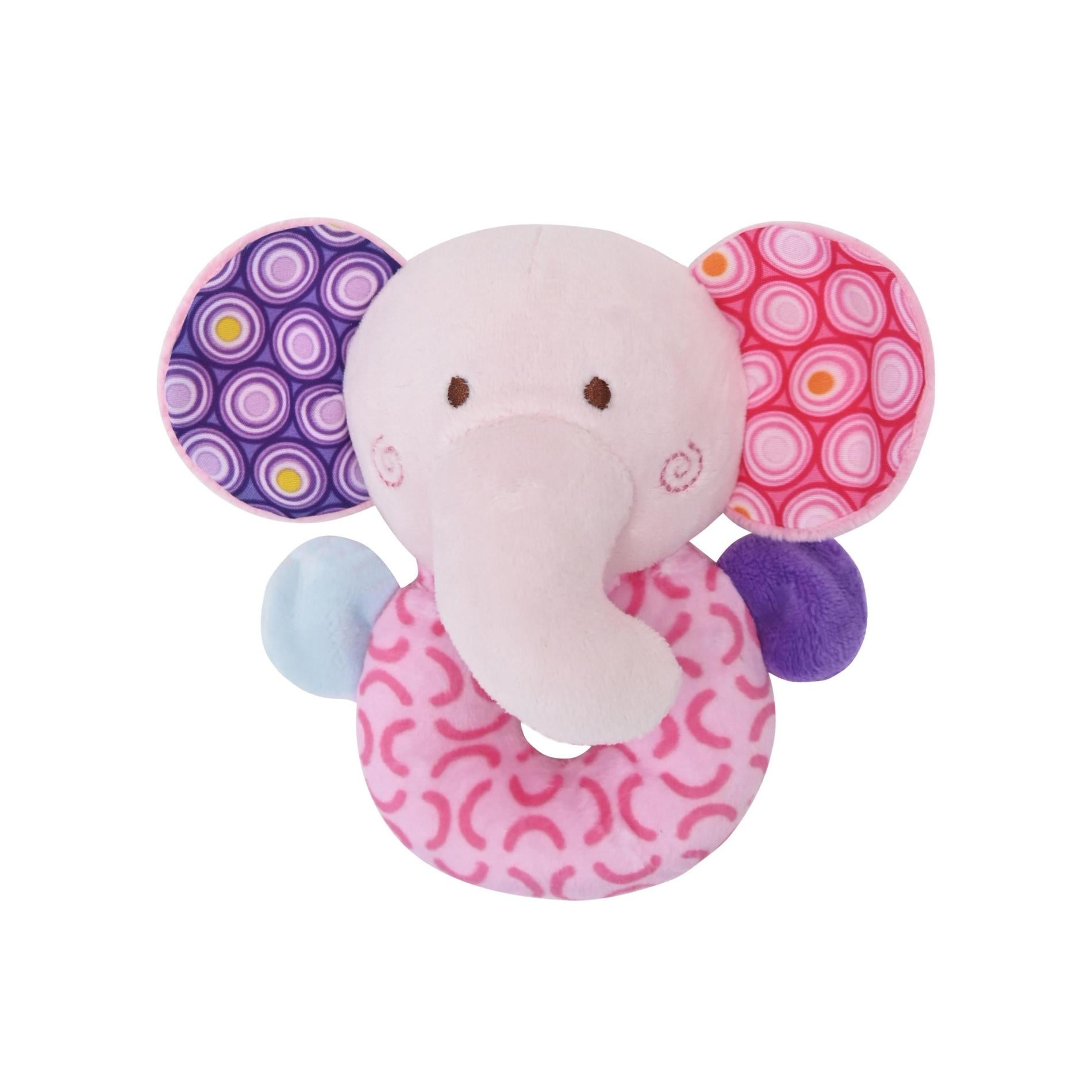 Ursulet de Plus Zornăitor Lorelli Toys, 11 cm, 0 luni+ - Elefant [ps:84207f13-2a9f-4896-9025-07a526d87833]
