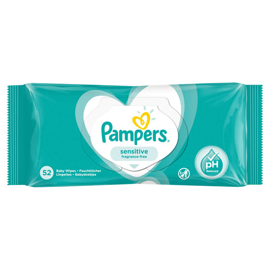 PAMPERS Sensitive, servetele umede, pentru copii, 52 buc - Default Title [ps:7c7b0260-0f33-409d-bbc2-0684da627349]