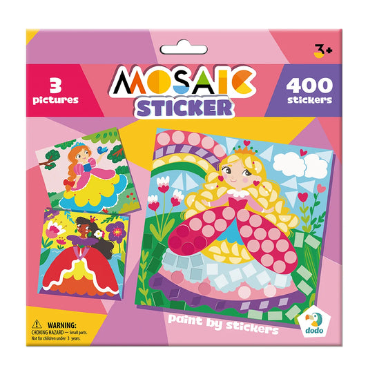 Set Mozaic cu Autocolante Prințese Dodo Toys - Default Title [ps:9cb3d83f-279e-467a-9fab-ceda8f48b495]
