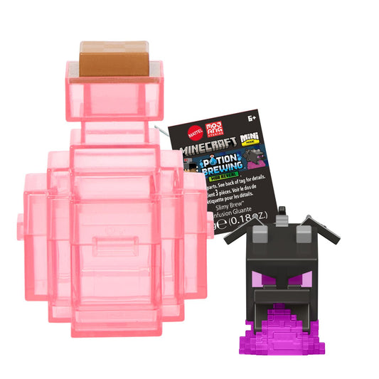 Minecraft Mini Mode Set Explorare Minieră - Mattel - Roz [ps:03ee2366-678b-4b46-9704-878d93a23b84]
