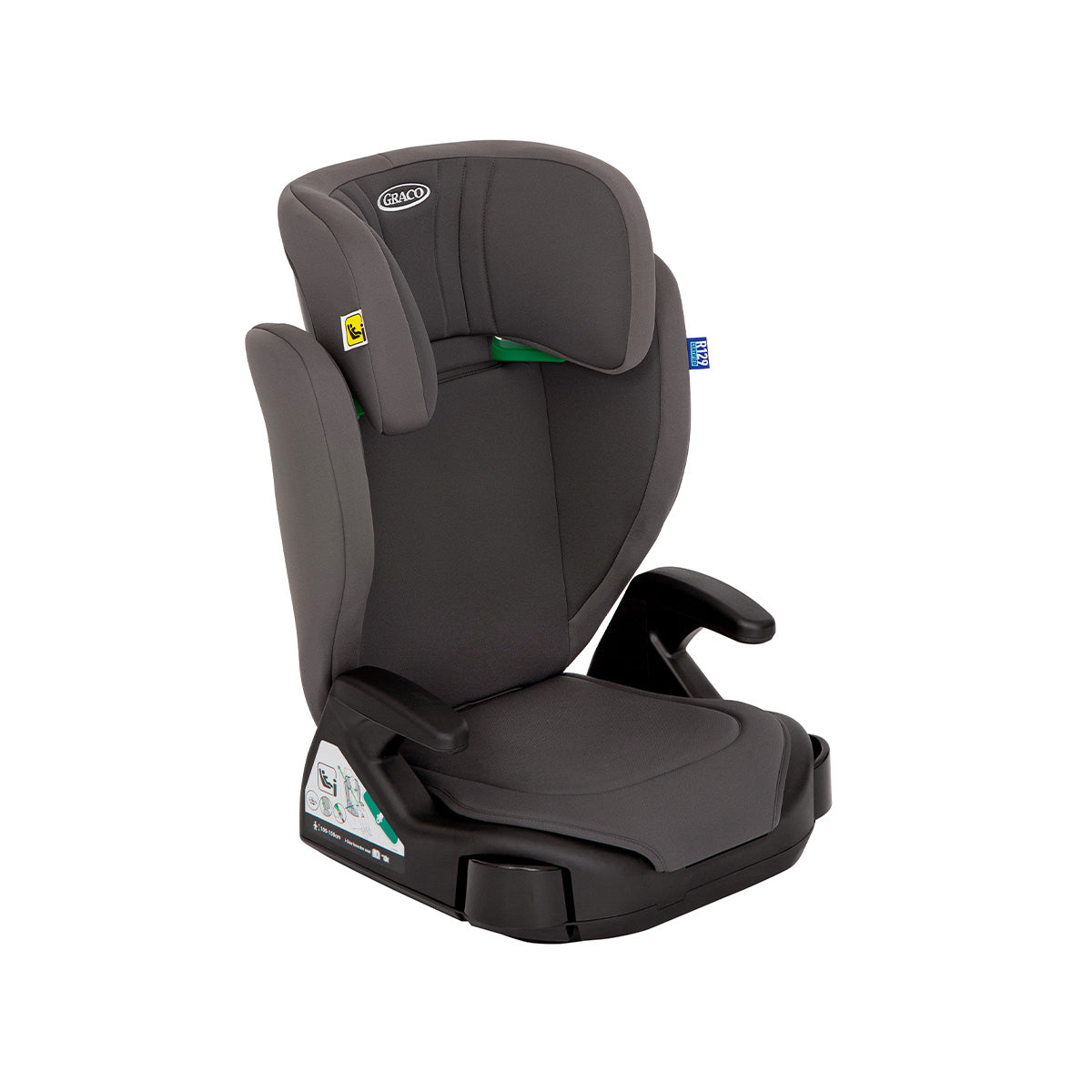 Scaun Auto Graco Junior Maxi Iron, 100-150 cm, R129 - Default Title [ps:dce28ac6-82ef-43d8-be2c-728d8a6b3726]