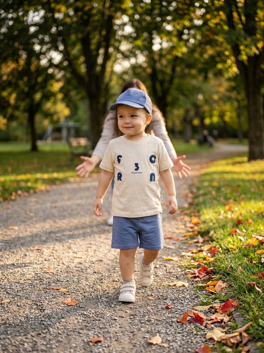 Set tricou, pantaloni scurți și șapcă Bomlo Baby 2-3 ANI - 4-5 ANI [ps:281eb0b8-5158-41ec-ac1a-2c9ebeec1392]