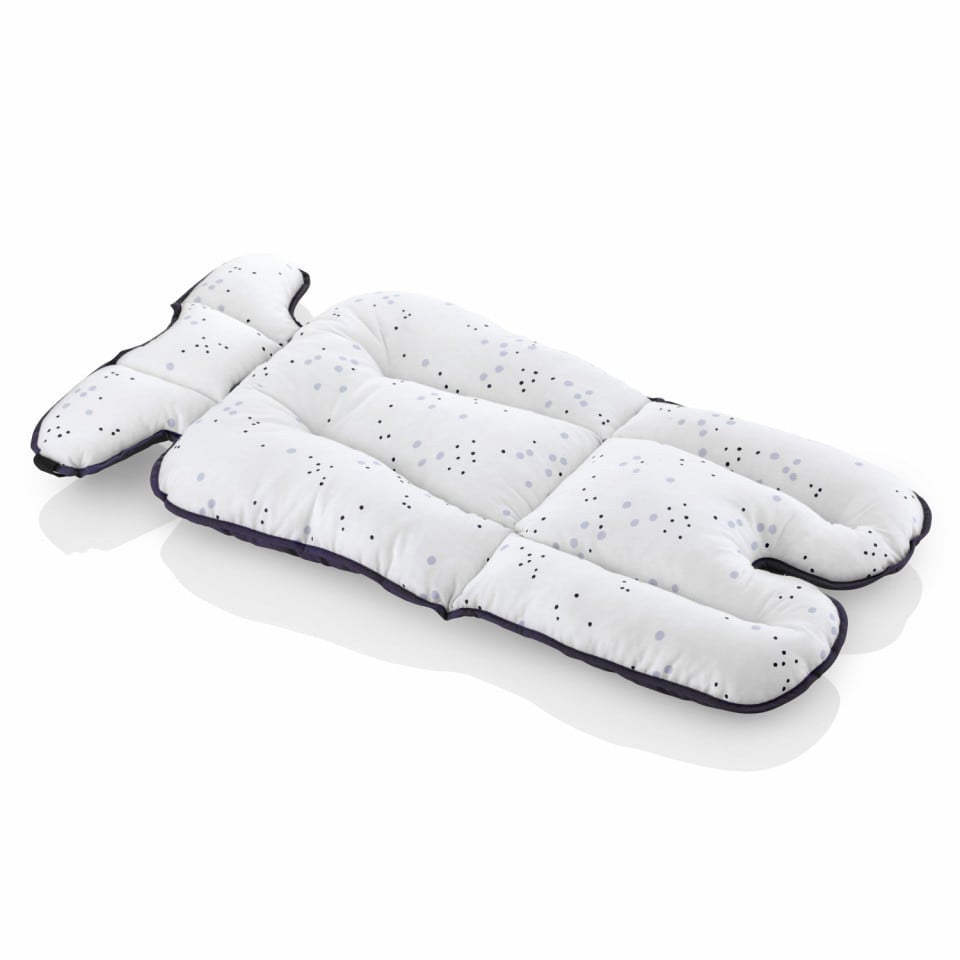 Saltea cu doua fete pentru carucior si scaun de masa Dots BabyJem (Culoare: Roz) [ps:af9d512f-fc48-463e-b84f-e09b445c11b6]
