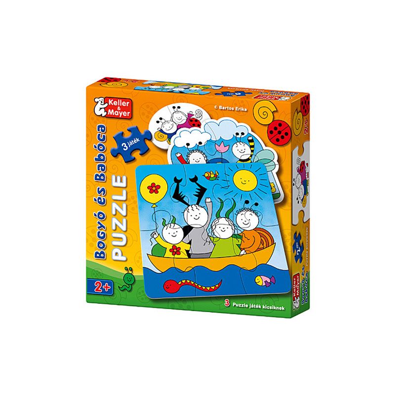 Puzzle Bogyó és Baboca pentru bebeluși - Keller & Mayer - Default Title [ps:ef41238d-dfb2-41da-9c8a-2f342c4a90d8]