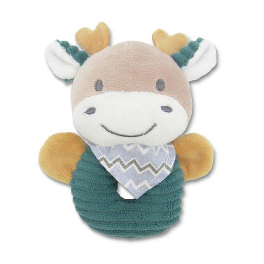 Ursulet de Plus Zornăitor Lorelli Toys, 11 cm, 0 luni+ - Cerb albastru [ps:f0ae755a-14a4-4155-8863-496414930a2e]