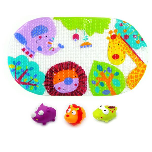 Set de Baie 4 Piese Knorr Toys cu Covoraș și Jucării - Default Title [ps:f02ccc47-f5b8-4569-99c1-aa880ec68ca6]