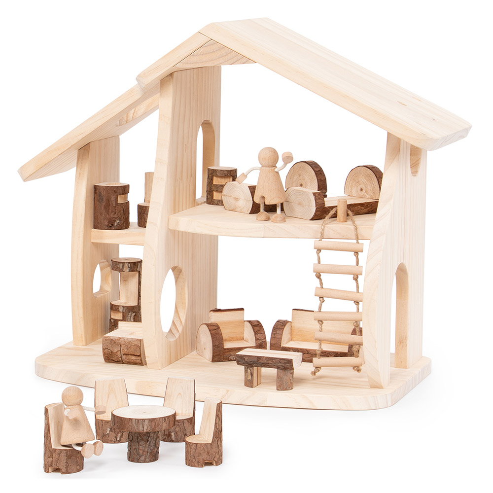 Casuta de Papusi cu Mobilier Woodlands Guidecraft - Default Title [ps:3b4b1bb4-361f-464e-9d7a-19f26c33272e]