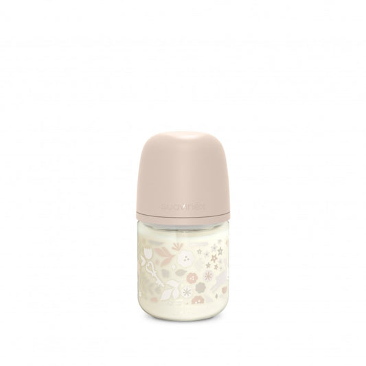 WONDERLAND BIBERON DE STICLĂ 120ML SXPRO DEBIT LENT LIBERTY ROZ [ps:f706bec7-2687-4db3-b0c0-b08404856a9e]
