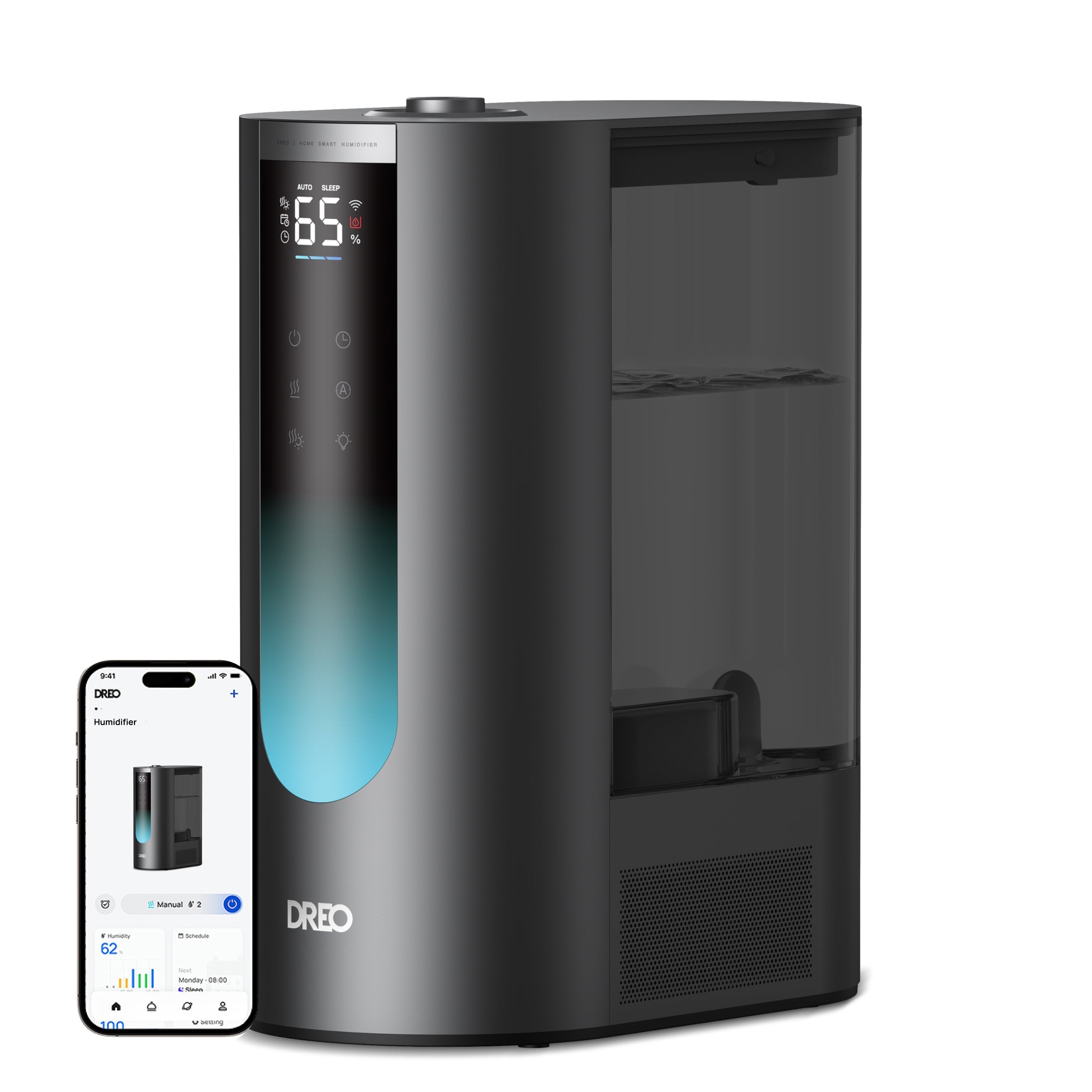 Umidificator aer Dreo 813S Smart, Rezervor 6l, 500ml/h, Ceață caldă și - Default Title [ps:070cdf29-81f1-4ee2-8cfe-48367a508d0f]