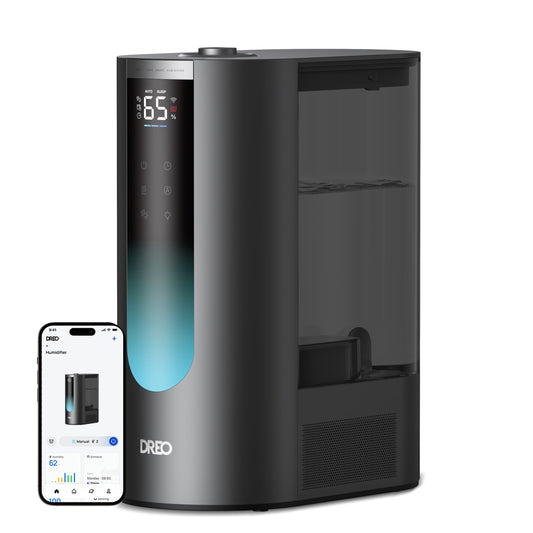 Umidificator aer Dreo 813S Smart, Rezervor 6l, 500ml/h, Ceață caldă și - Default Title [ps:070cdf29-81f1-4ee2-8cfe-48367a508d0f]