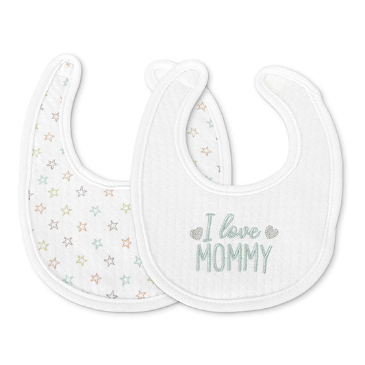 Set 2 Bavete Bumbac Lorelli pentru Nou-Născut, White - White [ps:7862f01b-7bec-4b8f-82fb-734265ad0d09]