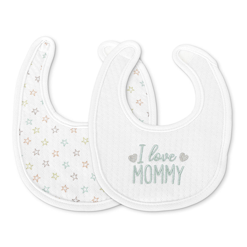Set 2 Bavete Bumbac Lorelli pentru Nou-Născut, White - White [ps:7862f01b-7bec-4b8f-82fb-734265ad0d09]