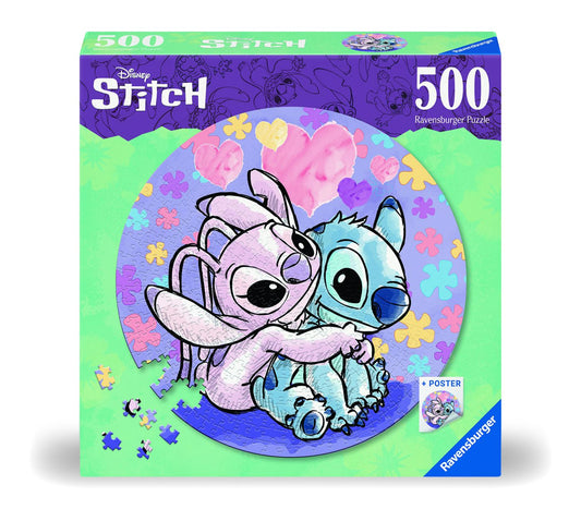 Puzzle Disney Stitch 500 Piese cu Poster - Ravensburger - Default Title [ps:56241313-3c23-4b81-92a5-357fc246cca7]