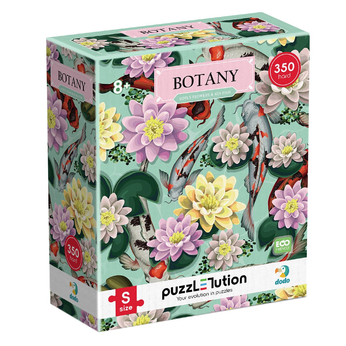 Puzzle Botany Lotus Flowers 350 piese - Dodo Toys - Default Title [ps:decffd40-4666-4cbe-b2c1-ae95fa107c0a]