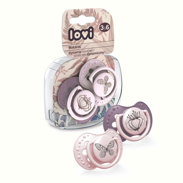Lovi Suzeta Silicon Dynamic 3-6M 2 Pcs Botanic Fata - 22/870Girl [ps:93e0a274-a3ca-493d-9978-80bed778fa43]