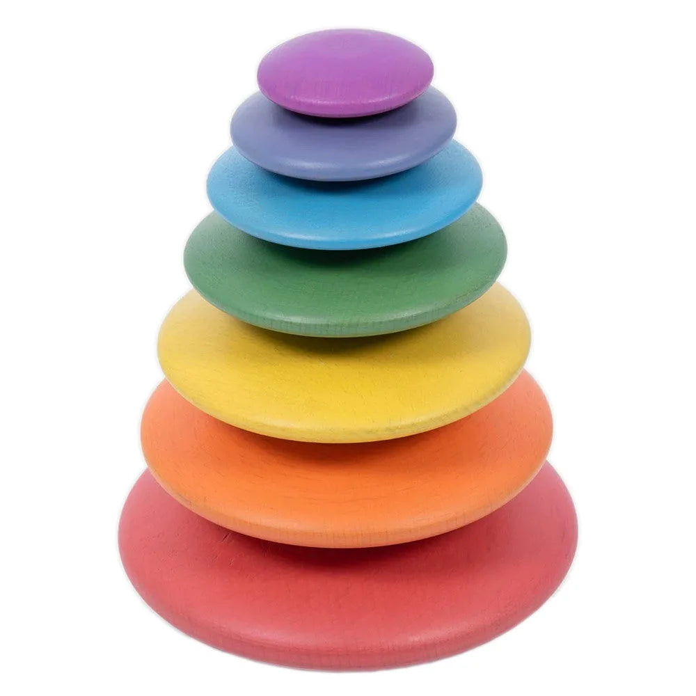 Rainbow Wooden Buttons - Discuri Lemn Curcubeu Tickit - Default Title [ps:9e473cda-3048-46c9-8b74-dd44871063f9]