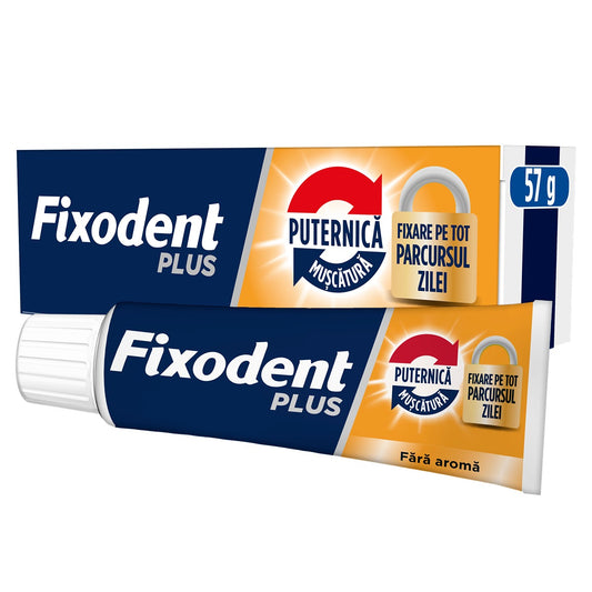 FIXODENT Plus Strong Bite, crema adeziva pentru proteza dentara, 57 g [ps:0885c2e0-fef3-412a-9d22-f44168029a66]