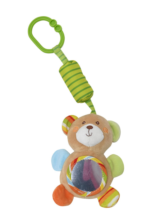 Ursulet de Plus Lorelli Toys cu Oglindă și Clopoțel, 0 luni+ - Ursulet [ps:8427d510-8945-421c-9412-0066cab341a6]