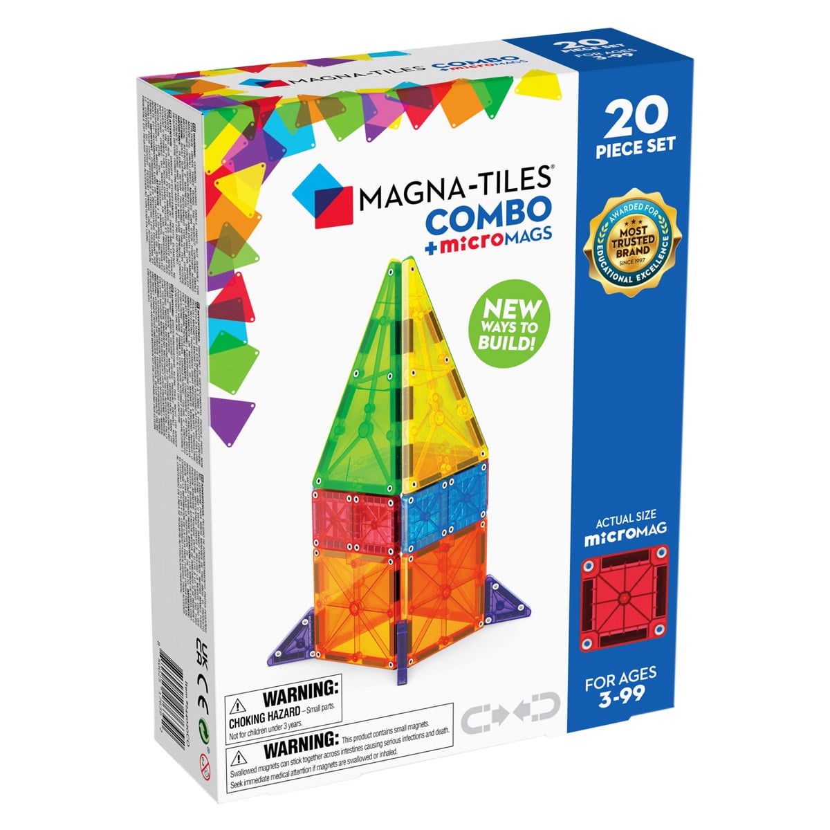 MAGNA-TILES Combo + microMAGS, 20 piese - Jucării - Default Title [ps:cba3392d-e8f3-44c5-8ebe-81021b01fdee]