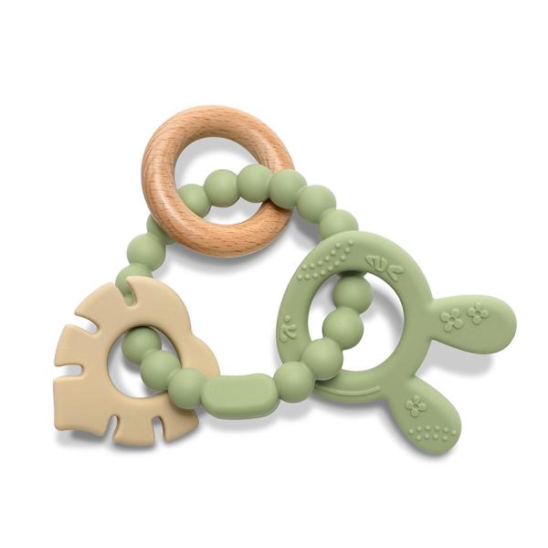 Jucărie Dentitie și Zornăitoare Lorelli Rabbit Fresh Green - Fresh Green [ps:ebe68d0b-a981-4227-91c1-cf02864a0f9e]