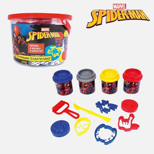 Plastilină Doh Gălețușă Marvel Spiderman Jumbo cu Accesorii - Default Title [ps:764592d8-9149-4be6-9514-c89b94e0248a]