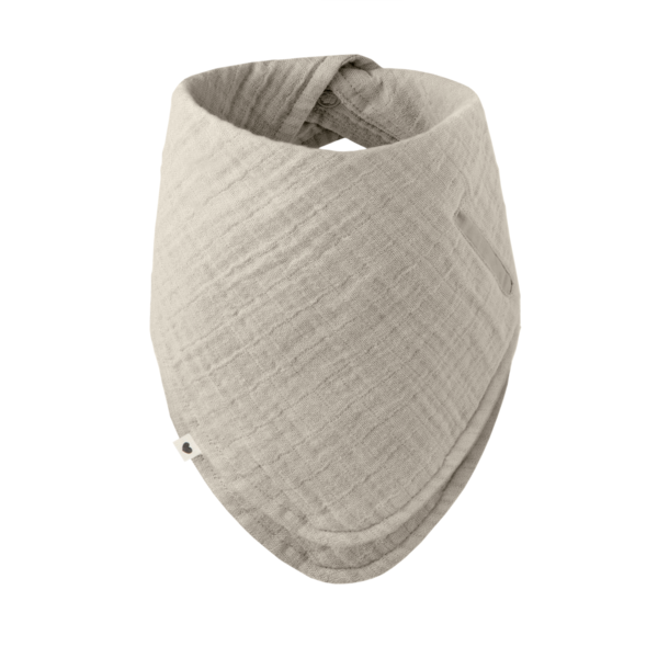 Bavetica Bandana BIBS, Sand - Bumbac Organic - Sand [ps:4883247b-63e8-4b67-ad12-5b4144f90446]