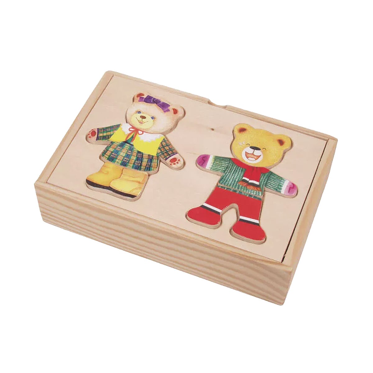 Puzzle Imbraca mini ursuletii din lemn Fakopancs - Default Title [ps:5c0b579f-5bbf-4261-b350-b4547ebce28b]