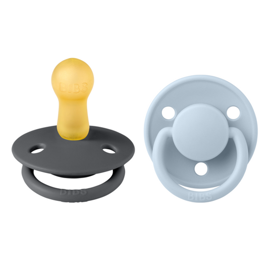 Set 2 Suzete BIBS De Lux Latex, 6 luni, Island Sea/Sage - Bleu [ps:219834b3-97b1-4408-a404-8fbef6e16fd9]