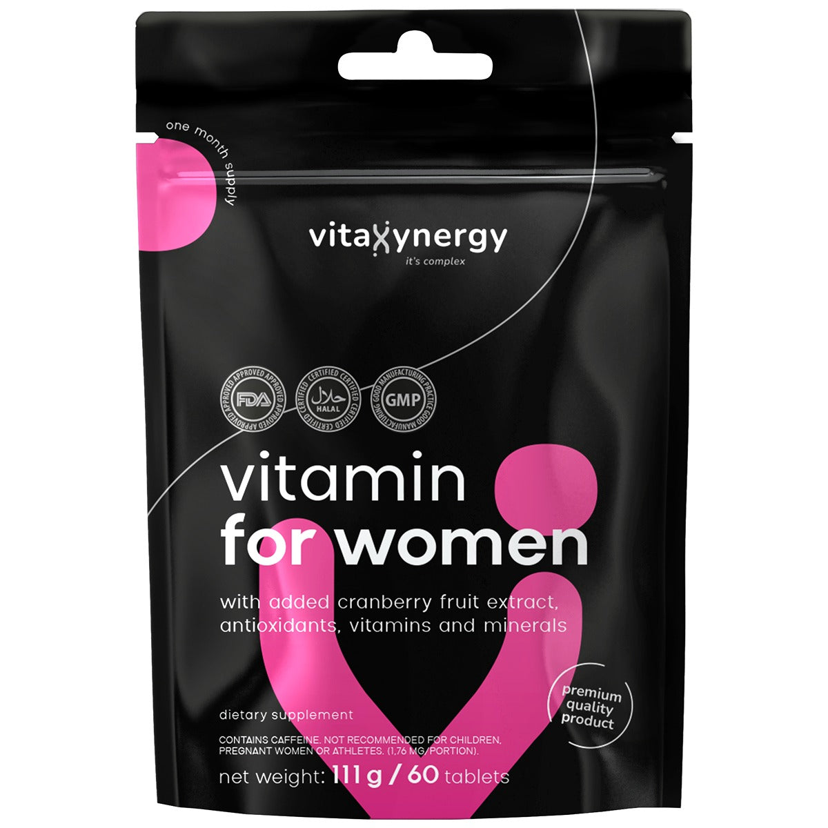 VITAXYNERGY Vitamine pentru femei, supliment alimentar, 60 tablete, 1 buc [ps:b8fb72d3-5a0b-4c31-b779-422921d65b6d]