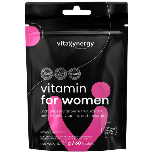 VITAXYNERGY Vitamine pentru femei, supliment alimentar, 60 tablete, 1 buc [ps:b8fb72d3-5a0b-4c31-b779-422921d65b6d]