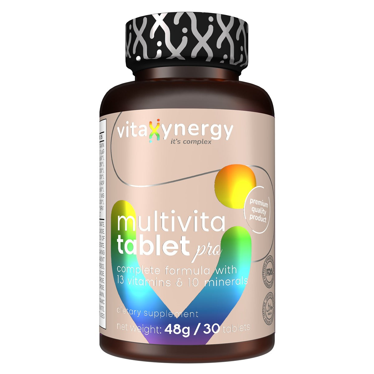 VITAXYNERGY Multivita, supliment alimentar, Pro, 30 tablete, 1 buc [ps:774a9af0-7b7a-4434-8e53-8c32dd787ad7]