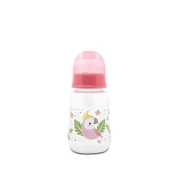 Biberon Lorelli cu Capac, 0 luni+, 125 ml, Fresh Green - Shell Pink [ps:1419e550-0726-486d-8218-3f76ac7cec68]