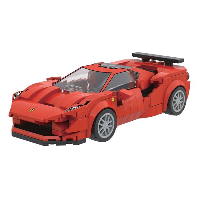 Cuburi de Construcție Super Car Roșie Jumbo - 272 Piese - Roșu [ps:e6a83a77-2f7d-417b-917d-ad84b938bb87]