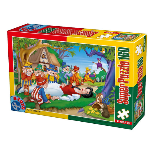 Puzzle D-TOYS Alba ca Zăpada, 160 piese - Jucării Copii - Default Title [ps:9a5e7998-ede7-4343-8814-265e0b938afe]
