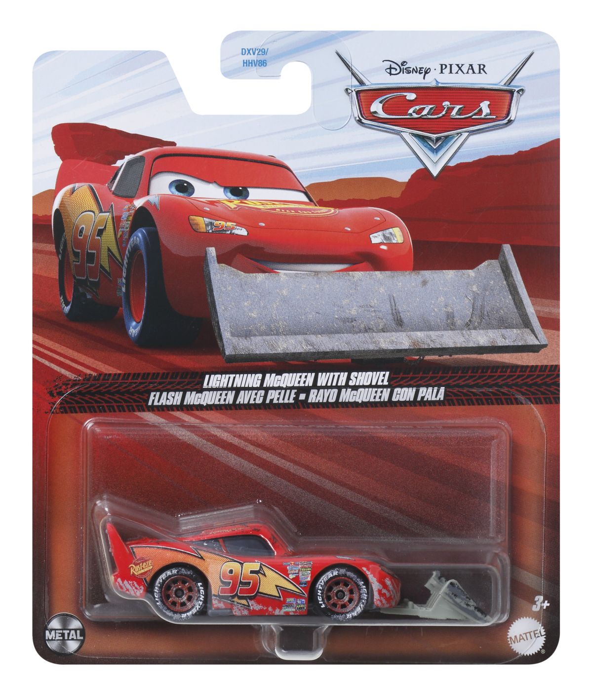 MASINUTA METALICA CARS3 PERSONAJUL BRIAN SPARK Mattel - Fulger McQueen cu lopata [ps:1ba15d81-91a3-4e21-a012-3cafbade517f]