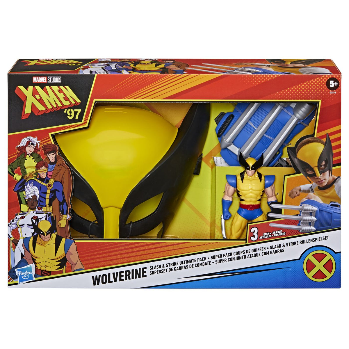 Set Figurină Wolverine Marvel X-Men 97 Hasbro - Mască și - Default Title [ps:52caf588-c92d-4af2-900a-db8cb545c495]