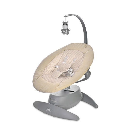 Leagăn Electric Rotativ Lorelli Bella, Grey Trees - Beige Dots [ps:6b1d905d-8be0-4454-9523-63c985fc5183]