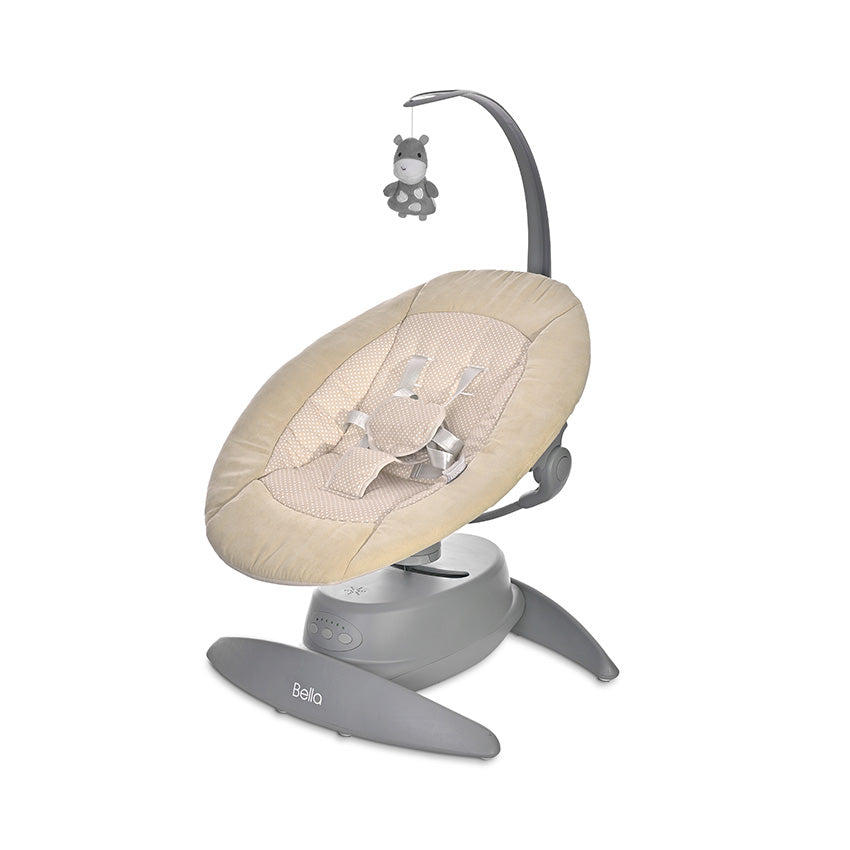 Leagăn Electric Rotativ Lorelli Bella, Grey Trees - Beige Dots [ps:6b1d905d-8be0-4454-9523-63c985fc5183]