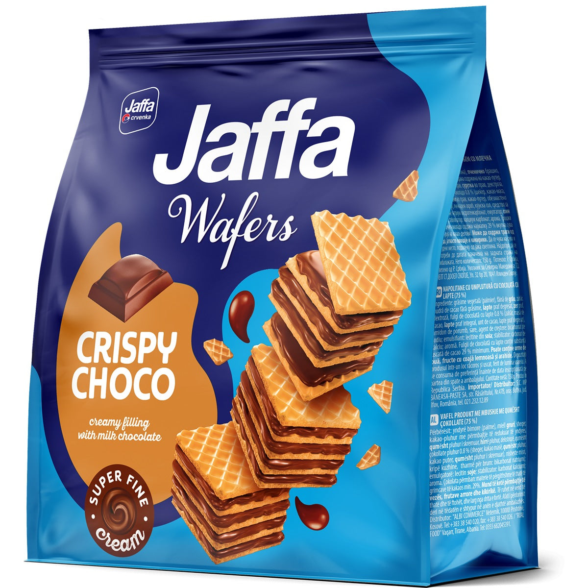 JAFFA WAFERS Napolitane, gustare, cu crema de ciocolata crocanta, 150 g [ps:85d8f1a7-3197-4033-aaa4-30b87a4436f0]