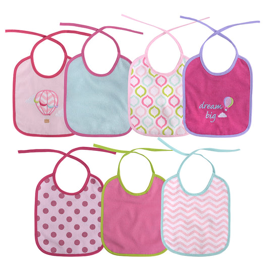 Set 7 Bavete Bumbac Lorelli pentru Fetițe, 23x20 cm - fetite [ps:aff254de-4eaf-4a99-b521-761fa1744618]