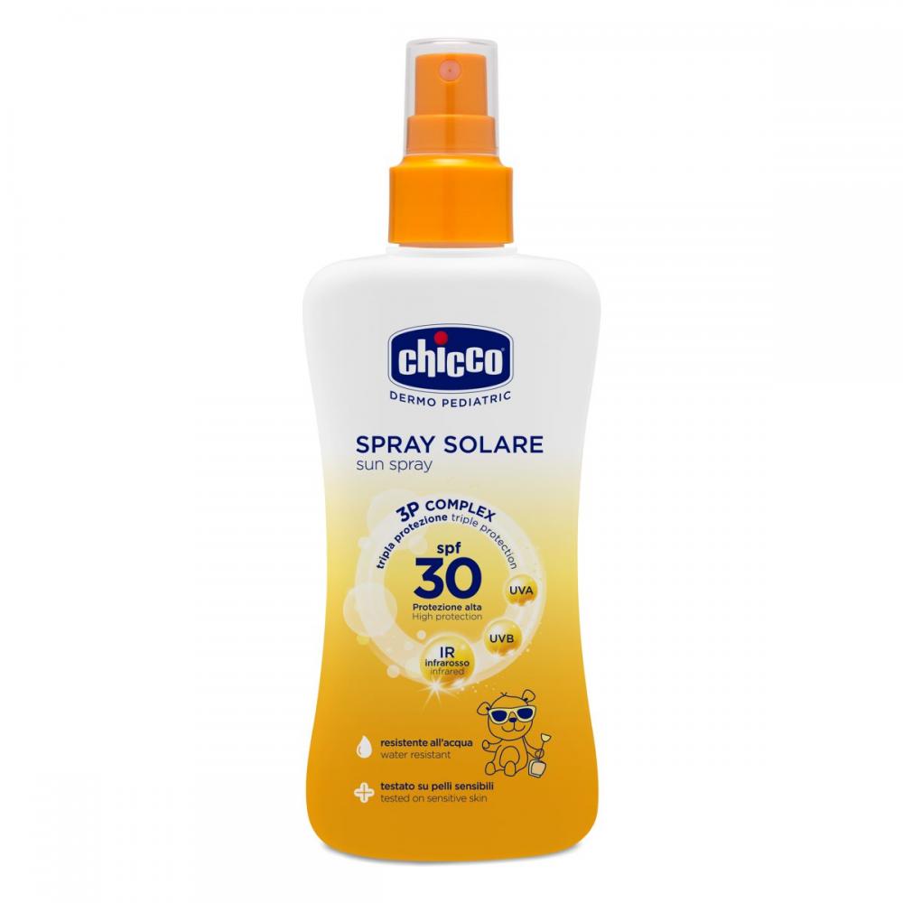 Spray Chicco protectie solara dermopediatrica, SPF 30+, - Default Title [ps:df4f44cf-c31e-4ebe-ab97-551c106d813d]