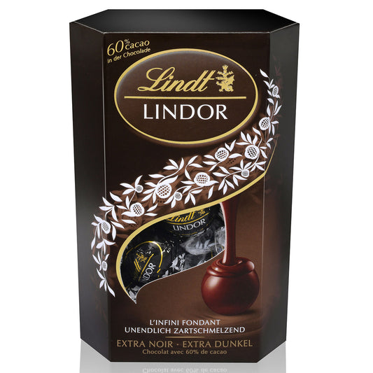 LINDT Lindor, bomboane de ciocolata, neagra 60% cacao, 200 g [ps:ab0e439f-86f1-44e6-b86b-6005795ccb5e]