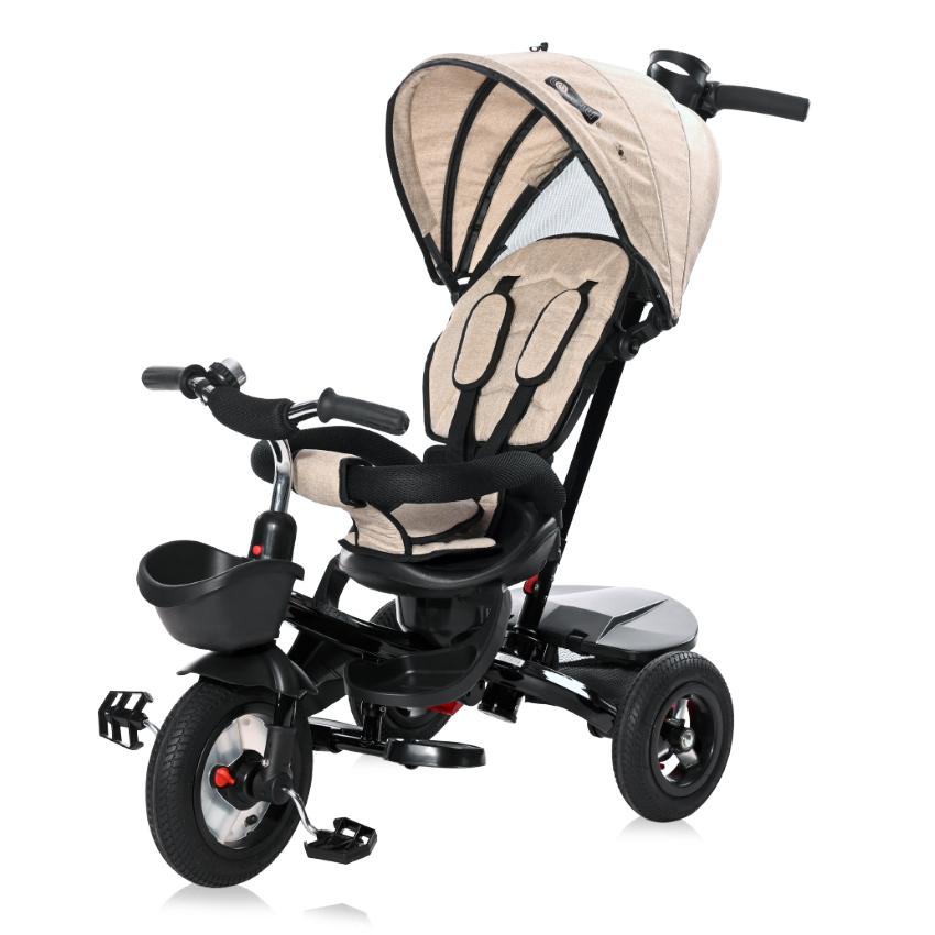 Tricicleta Lorelli Zippy Air, Control Parental, Sapphire - Bej [ps:0e5b0bca-3c2e-4105-a6f4-5042d5d2697c]