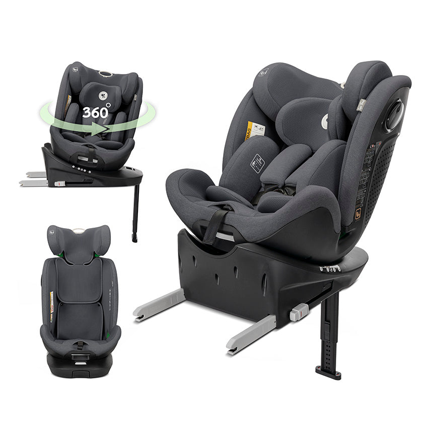 Scaun Auto Lorelli Perseus i-Size, Bază Rotativă, 0-12 ani - Grey [ps:3fb407e8-0f09-418c-86d3-d9ba34daa214]