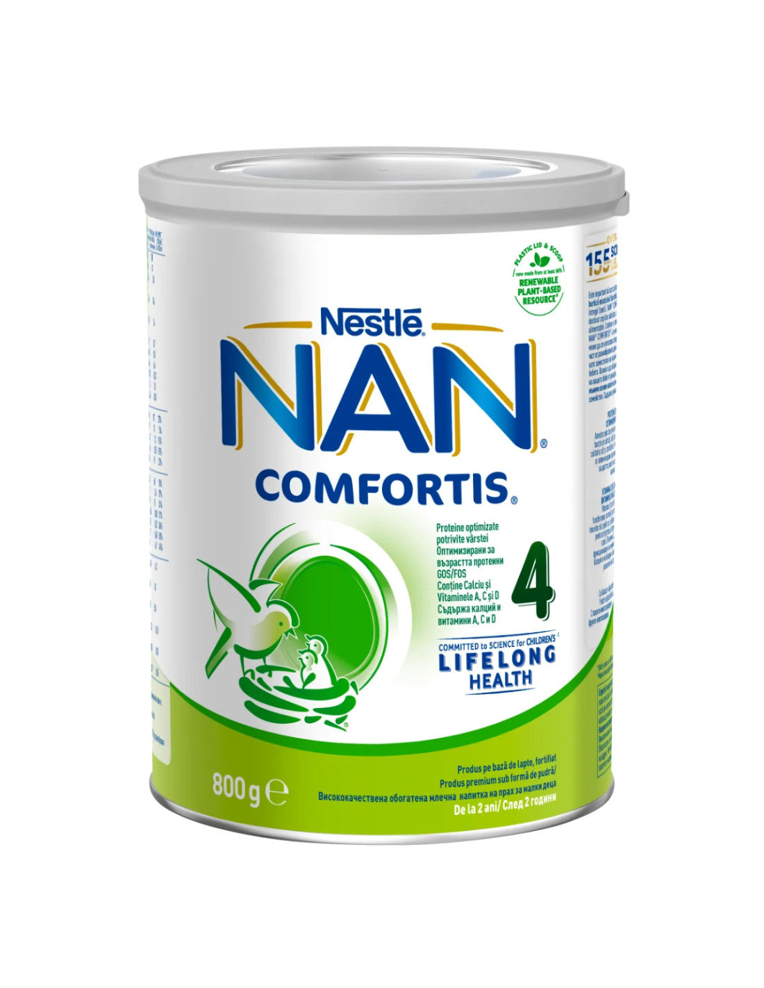 NESTLE NAN 4 Comfortis, formula speciala lapte praf, de continuare de la 2 ani, 800 g [ps:e502c1c5-1a68-42d2-a86a-ecc5e39c77e3]
