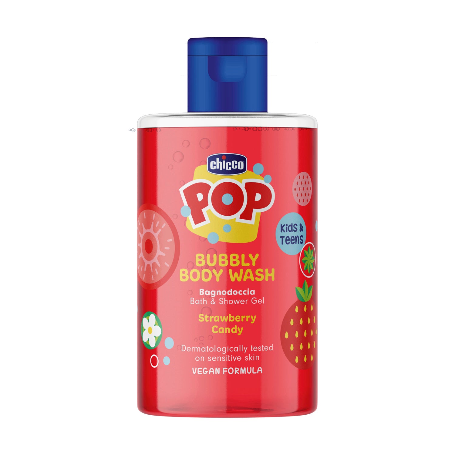 Gel de dus spumant Chicco Pop cu aroma de bomboane cu - 300 ml [ps:47e8a3f1-e325-4884-9ef1-7a24524d74ed]
